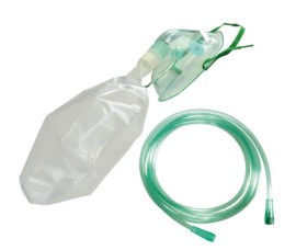Maska kyslíková s koncentračním sáčekem pro děti 10 ks