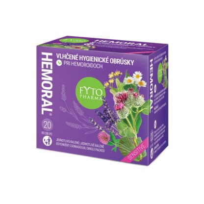 Fytopharma HEMORAL® vlhčené obrúsky pri hemoroidoch