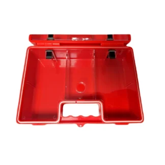 Nástenná lekárnička, vybavená pre 30 osôb – plastová, vybavená podľa normy DIN 13157