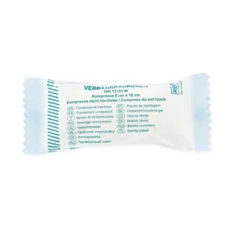 Hotový obväz 8 cm x 10 cm podľa normy DIN 13151-M