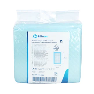 BETAtex Jednorazová absorpčná podložka so superabsorbentom 40 x 60 cm – nesterilná (25 ks/bal.)
