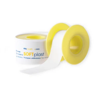 VitaHealth SOFTplast - Fixačná náplasť z netkanej textílie – 2,5 cm x 5 m