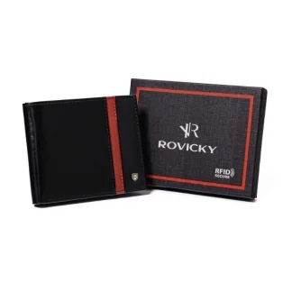 Pánska kožená peňaženka Rovicky N01-RVTP RFID