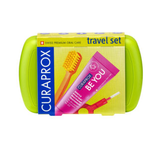CURAPROX Travel set zelený