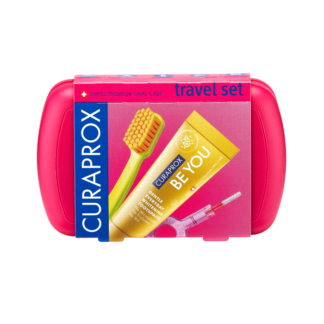 CURAPROX Travel set červený