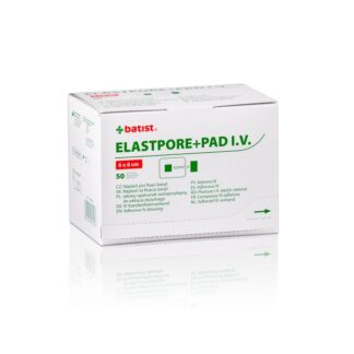 Polštáriková náplasť z materiálu NT ELASTPORE+PAD i.v., 6 × 8 cm, sterilná (50 ks/balenie)